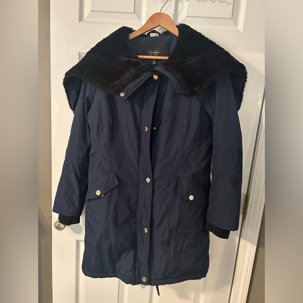 Jessica Simpson Navy Coat